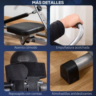 Máquina Remo Hidráulico Plegable 3 Niveles