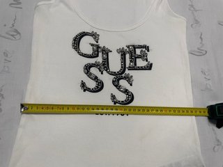 Camiseta Guess Mujer Talla M (42) Blanca