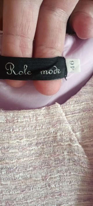 Vestido de fiesta rosa  y morado.