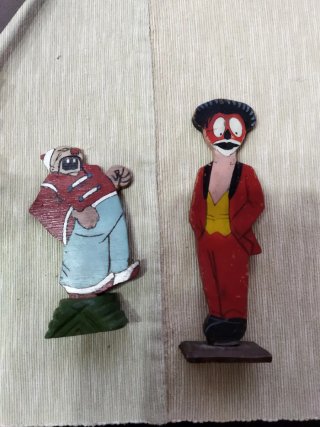 ANTIGUOS JUGUETES DE MADERA ARTESANALES