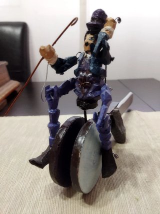 ANTIGUOS JUGUETES DE MADERA ARTESANALES