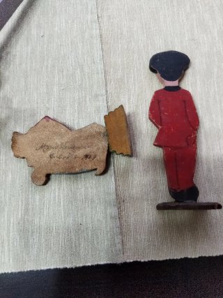 ANTIGUOS JUGUETES DE MADERA ARTESANALES