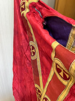 Casula Liturgica Rossa Vintage