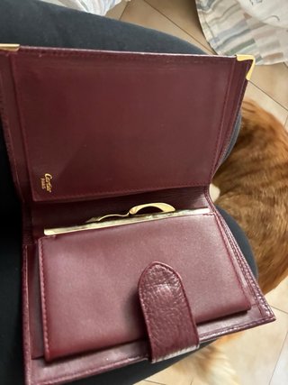 Portafoglio vintage Cartier Must de Cartier