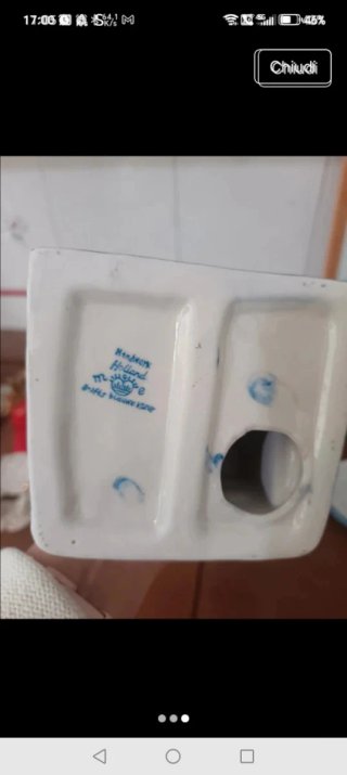 Souvenir Mulino Olanda Ceramica Blu