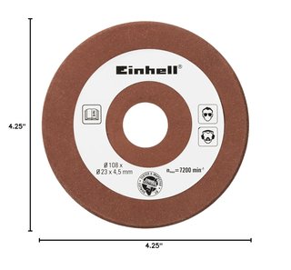 Einhell 4500071 disco amolador motosierra 108mm