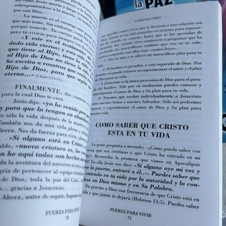 Fuerza para vivir y otro