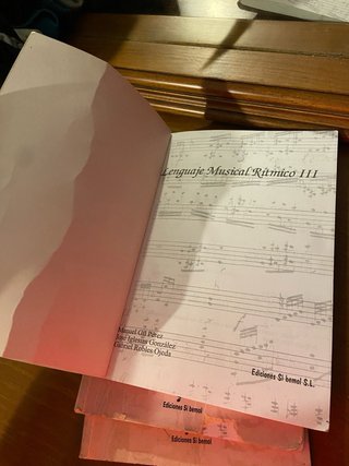 Libros Lenguaje Musical Rítmico I, II, III