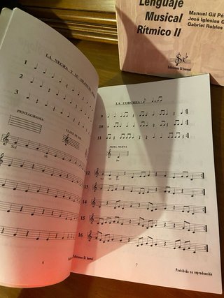 Libros Lenguaje Musical Rítmico I, II, III