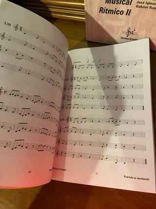 Libros Lenguaje Musical Rítmico I, II, III