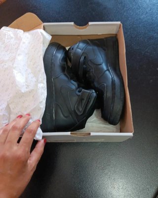 Nike Air Force 1 Scarpe High Top Nere