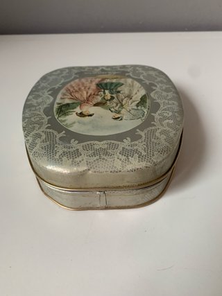 Scatola di Latta caramelle Alemagna vintage
