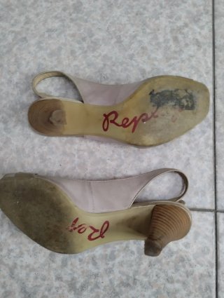 Sandali Sam Edelman Beige/Oro Donna