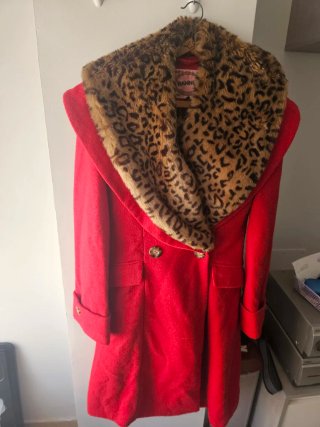 Abrigo Vintage Banned Rojo