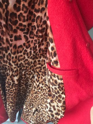 Abrigo Vintage Banned Rojo