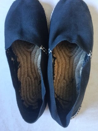 Alpargatas Artesanales Negras Talla 37