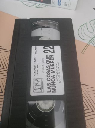 VHS Las Cosas Que Nunca Mueren