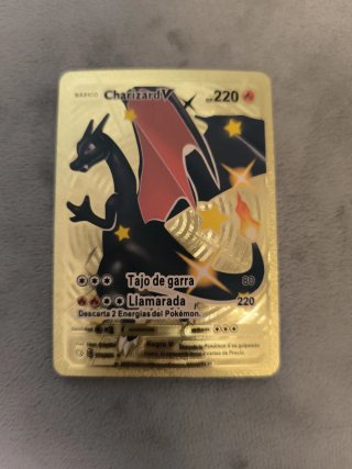 Carta Pokémon Charizard V Dorada Coleccionable