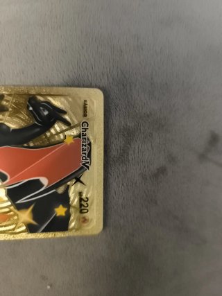 Carta Pokémon Charizard V Dorada Coleccionable