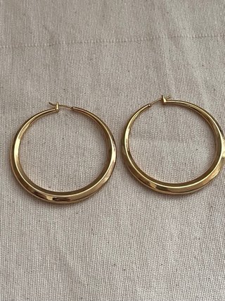 Pendientes Aro Minimalistas Dorados