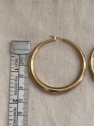 Pendientes Aro Minimalistas Dorados