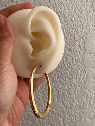 Pendientes Aro Minimalistas Dorados