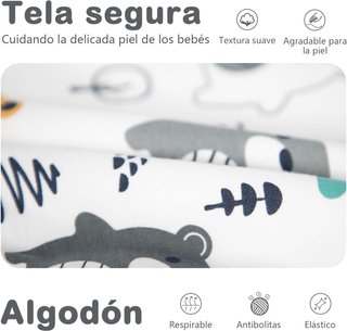 Mosebears saco bebé algodón orgánico invierno