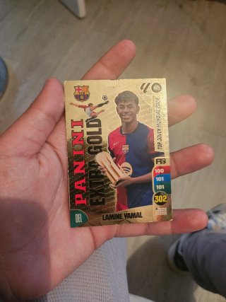 Cromo Panini Extra Gold Lamine Yamal 2024