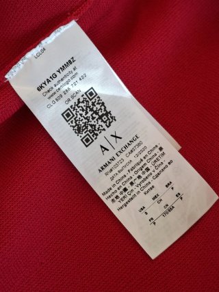 Abito Armani Donna Taglia S Rosso