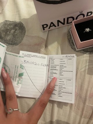 Anello Pandora Cuore Rosa Argento