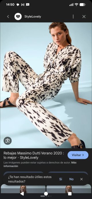 Mono Massimo Dutti estampado