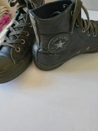 Converse Chuck Taylor All Star Piel Negra