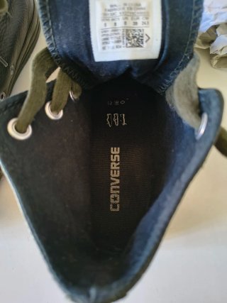 Converse Chuck Taylor All Star Piel Negra
