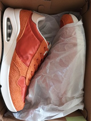 Zapatillas Skechers Naranja y Beige