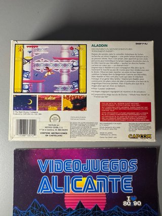 Super Nintendo Aladdin SNES PAL Españolizado