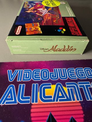 Super Nintendo Aladdin SNES PAL Españolizado