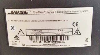 Sistema Sonido Bose Home Cinema Dolby Estéreo