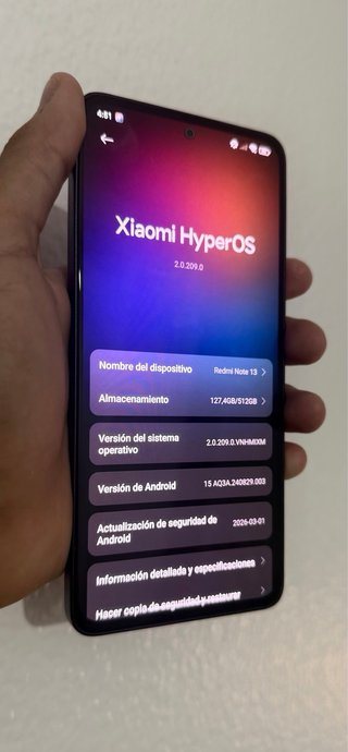 Xiaomi Redmi Note 13 512GB Negro