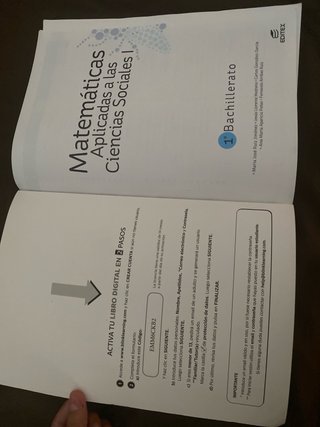 Matemáticas aplicadas a las Ciencias Sociales I...