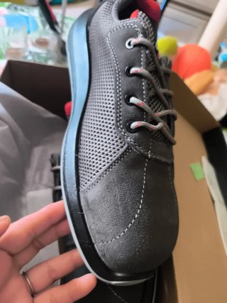 Zapatillas U-Power nuevas grises y rojas