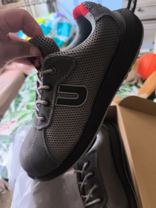 Zapatillas U-Power nuevas grises y rojas