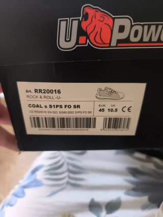 Zapatillas U-Power nuevas grises y rojas