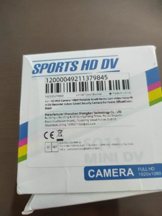 Cámara HD Pequeña con Cable USB