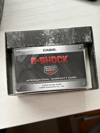 Reloj G-SHOCK Negro Multicolor
