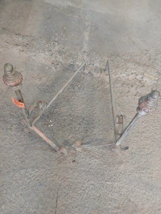 Chimenea de leña metálica