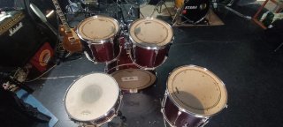 Batería Acústica Yamaha Stage Custom Roja