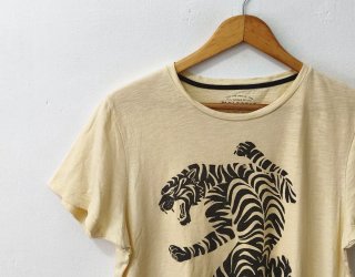 Camiseta amarilla Pull&Bear hombre Talla L