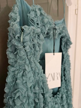 !CHOLLAZO!! Vestido Zara Midi Verde NUEVO