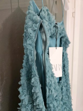 !CHOLLAZO!! Vestido Zara Midi Verde NUEVO