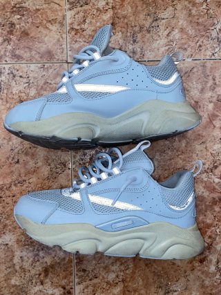 Zapatillas Dior B22 Talla 40 Azul Beige